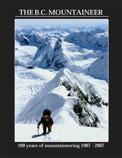 The B.C. Mountaineer 2009 cover